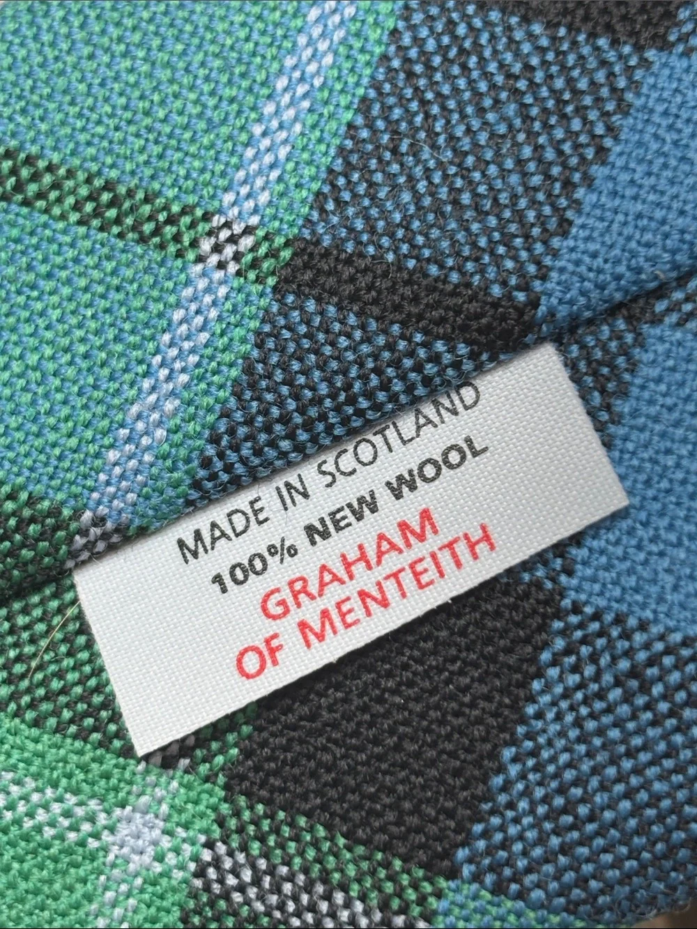 Graham of Menteith Clan Ancient Tartan Wool Scottish Heritage Celtic Necktie